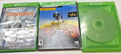 Xbox One Games - lot of 3 - Grand Theft Auto V, The Division, & Battleground