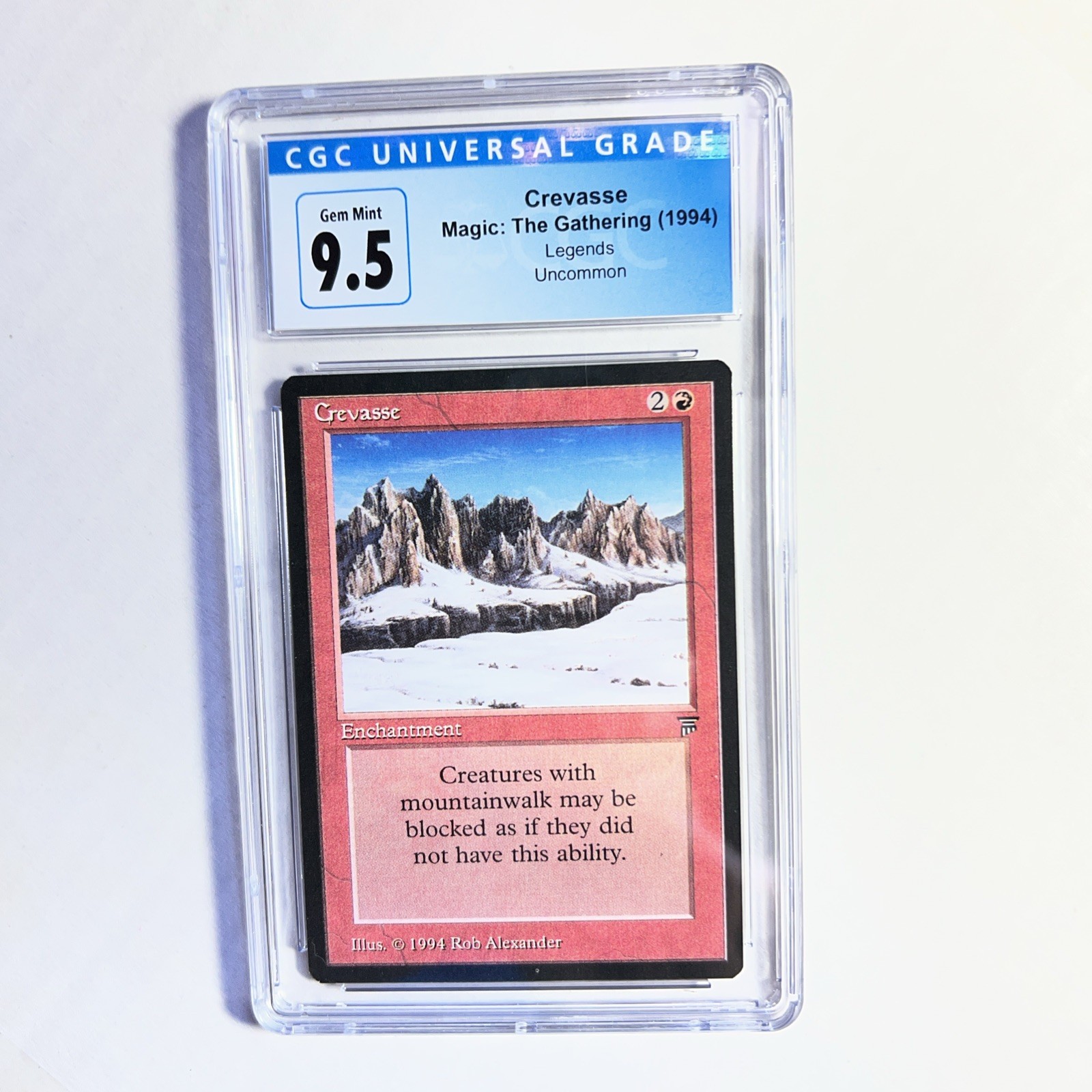 MTG Legends Crevasse CGC 9.5 GEM MINT 1994 release