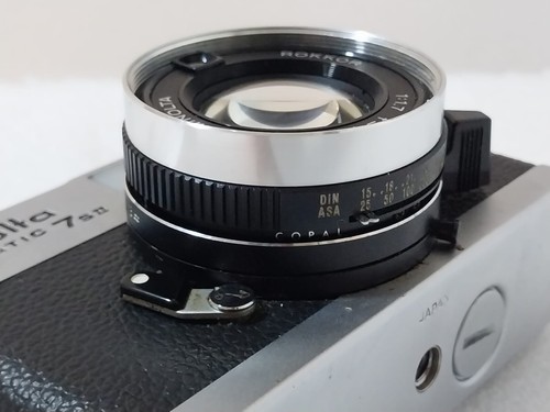 Minolta Hi-Matic 7S II Camera Japan untested not working sold as for parts - Picture 12 of 16