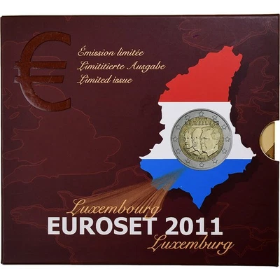 Luxembourg, 1 Cent to 2 Euro, BU, 2011, Utrecht, FDC - Photo 1/2