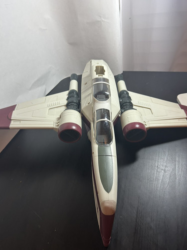Hasbro Star Wars SAGA 2004 ROTS Clone Wars ARC-170 nave de combate INCOMPLETA - Imagen 2 de 13