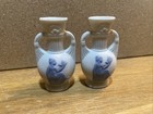 New ListingMiniature Bud Vases Bird Silhouette Wedgwood Style Jasperware Reverse Japan
