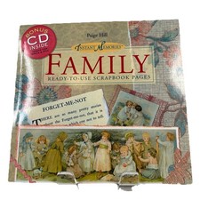 FAMILY Ready to Use Scrapbook Pages CD Full Color Book