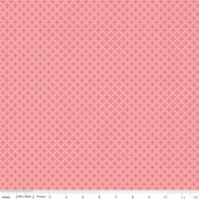 Prim 9704C Pink Coral Lori Holt Riley Blake