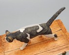 Vintage OOAK Hand Painted Walking Cat LF Artisan Dollhouse Miniature 1:12 — photo 4