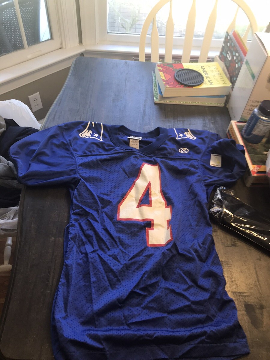 NFL New England Patriots 4 Vintage Rawlings Adam Vinatieri Youth