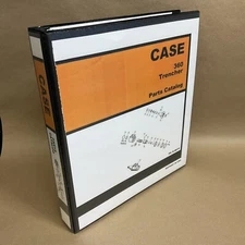 CASE 360 TRENCHER PARTS MANUAL CATALOG Inc PLOW BACKHOE BORER MORE IN BINDER