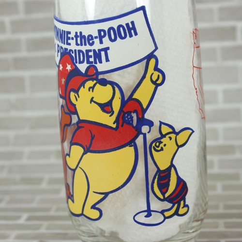 Winnie the Pooh For President Glass Pooh Country Tigger Pooh Piglet Sears - Foto 7 di 10