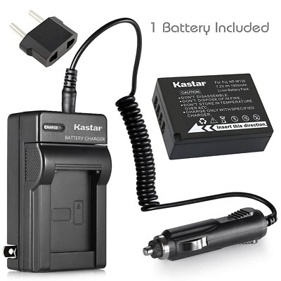 NP-W126 Battery & Travel Charger for Fujifilm X-A10 X-E1 X-E2 X-E2S X-E3 X-T3