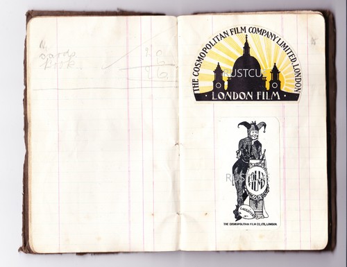 Small Notebook With Approx 90 Movie Studio Logos Stuck In Film Cinema History - Picture 9 of 23