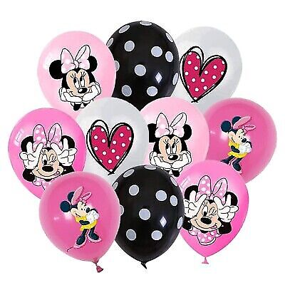 Minnie Mouse Birthday Party Supplies Tableware Kids Decorations Balloons Banner
