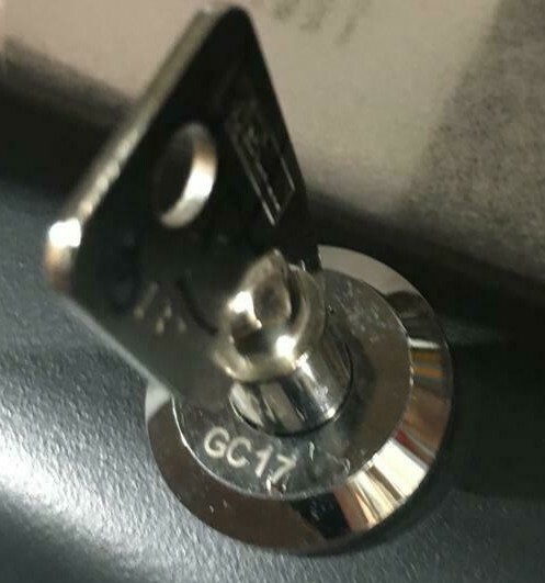 GC17 2 NEW KEYS Sentry Pistol Safe Code: GC17 Handgun Key Models 