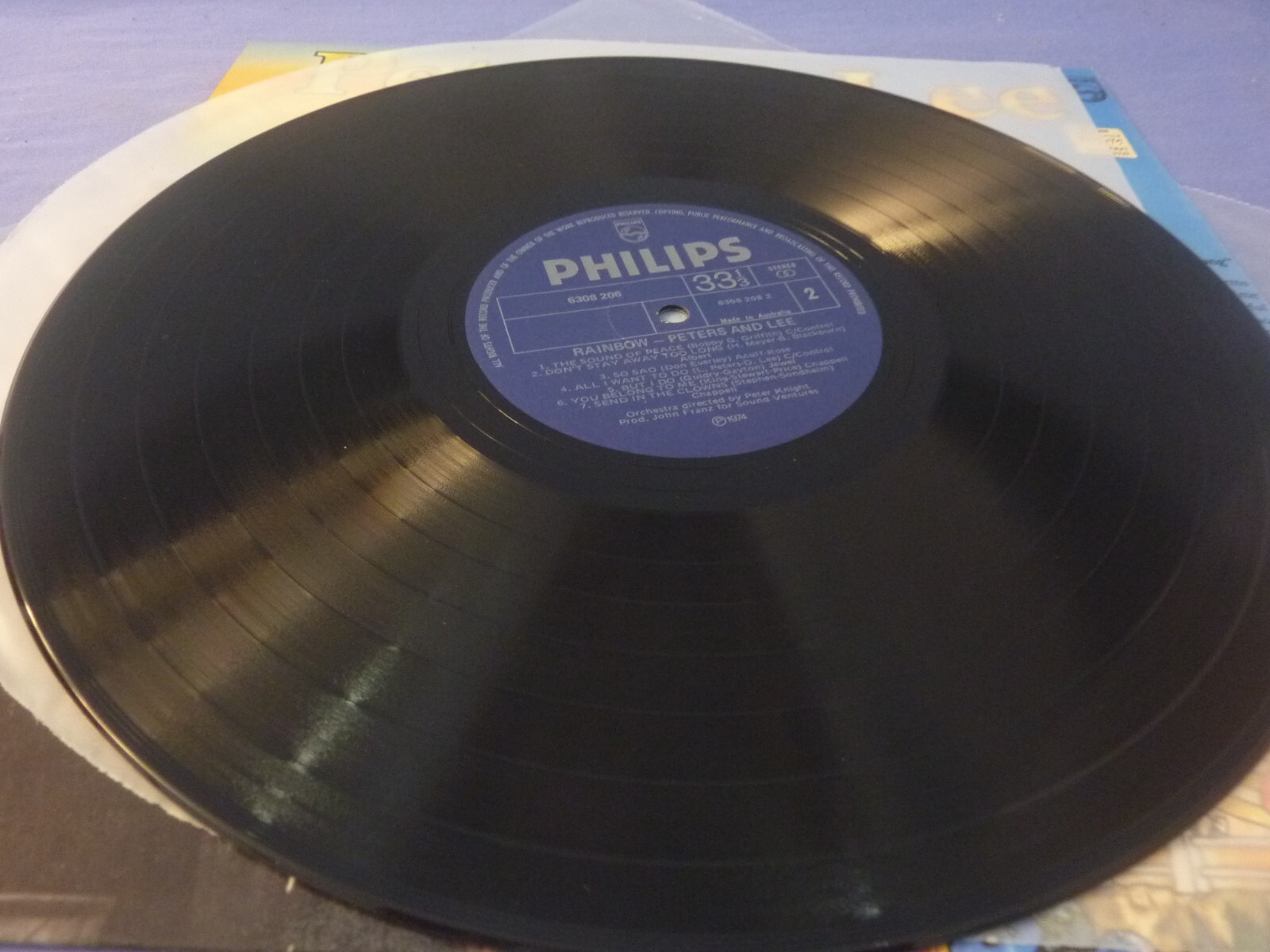 Peters & Lee Rainbow 12"Vinyl LP 33rpm 1974 Philips Aus 6308 208 eBay