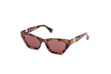 MAXMARA EMME13 MM0057 55S Pink Havana Cat Eye Plastic Sunglasses Frame 52-19-140