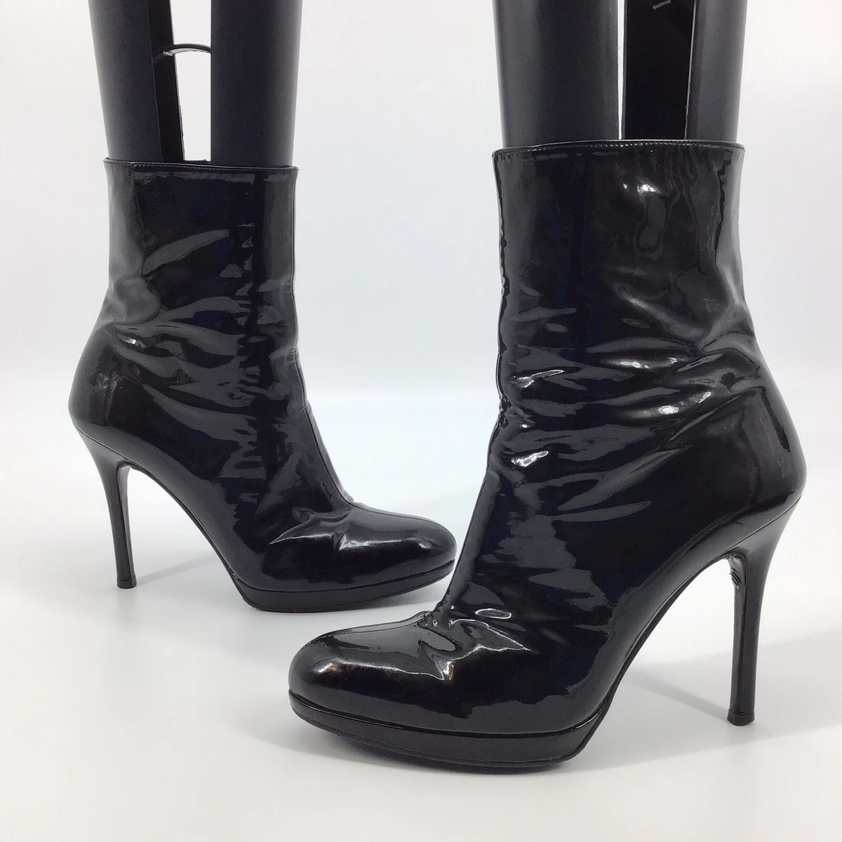 Patent booties sale