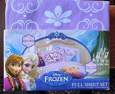 Frozen 2 Elsa and Anna Full Size Sheet Set  Soft Microfiber