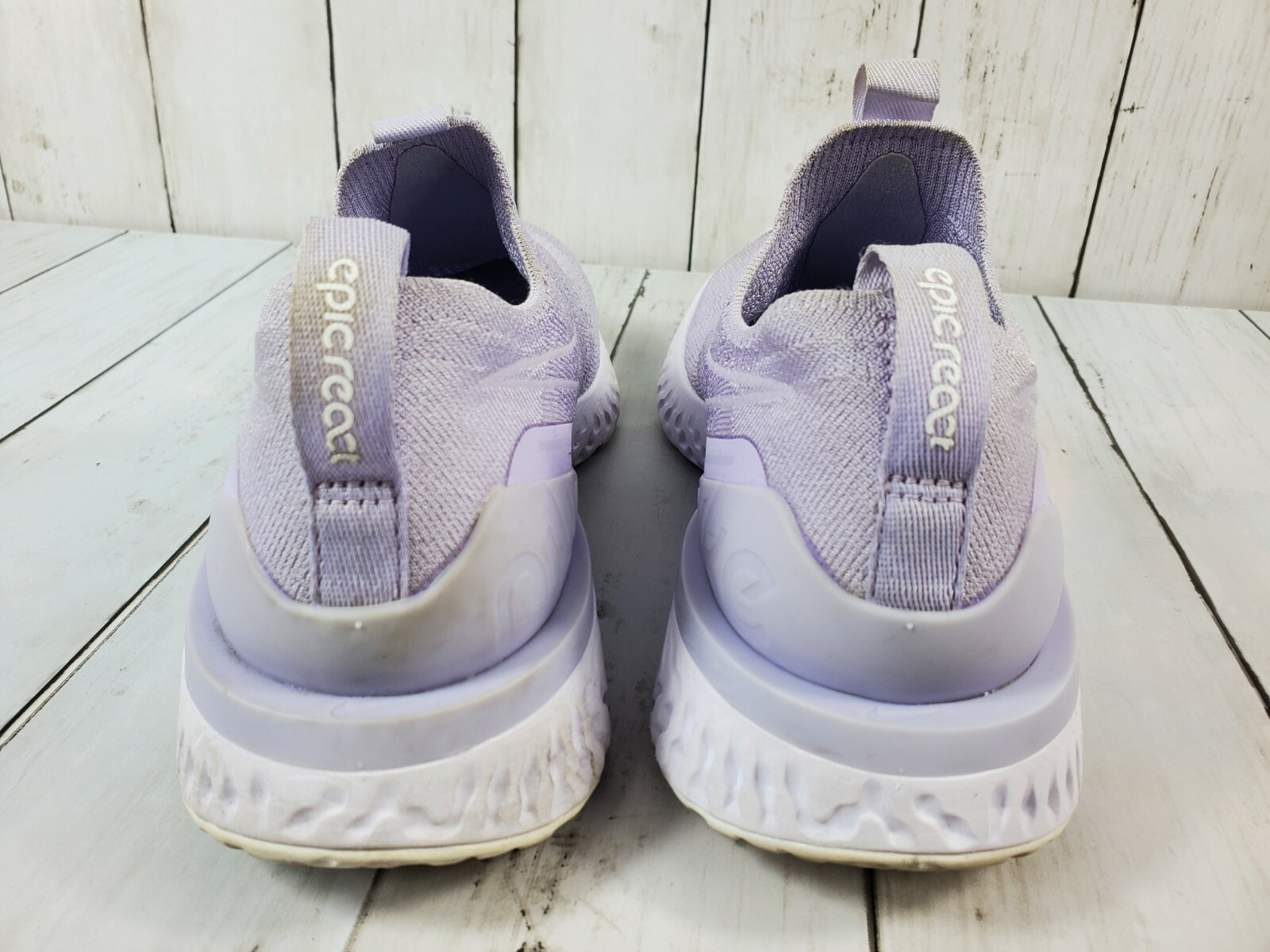 Women’s Size 8 Nike Epic Phantom React Flyknit Purple BV0415-500 Rare Nice! EUC image 8