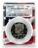 1999 S Kennedy Clad Half Dollar PCGS PR70 DCAM Flag Picture Frame