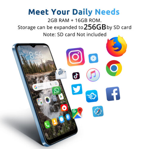 Cheap 2025 Factory Unlocked Smartphone Android Cell Phone 64GB Dual SIM 4G 6.5in - Picture 16 of 38