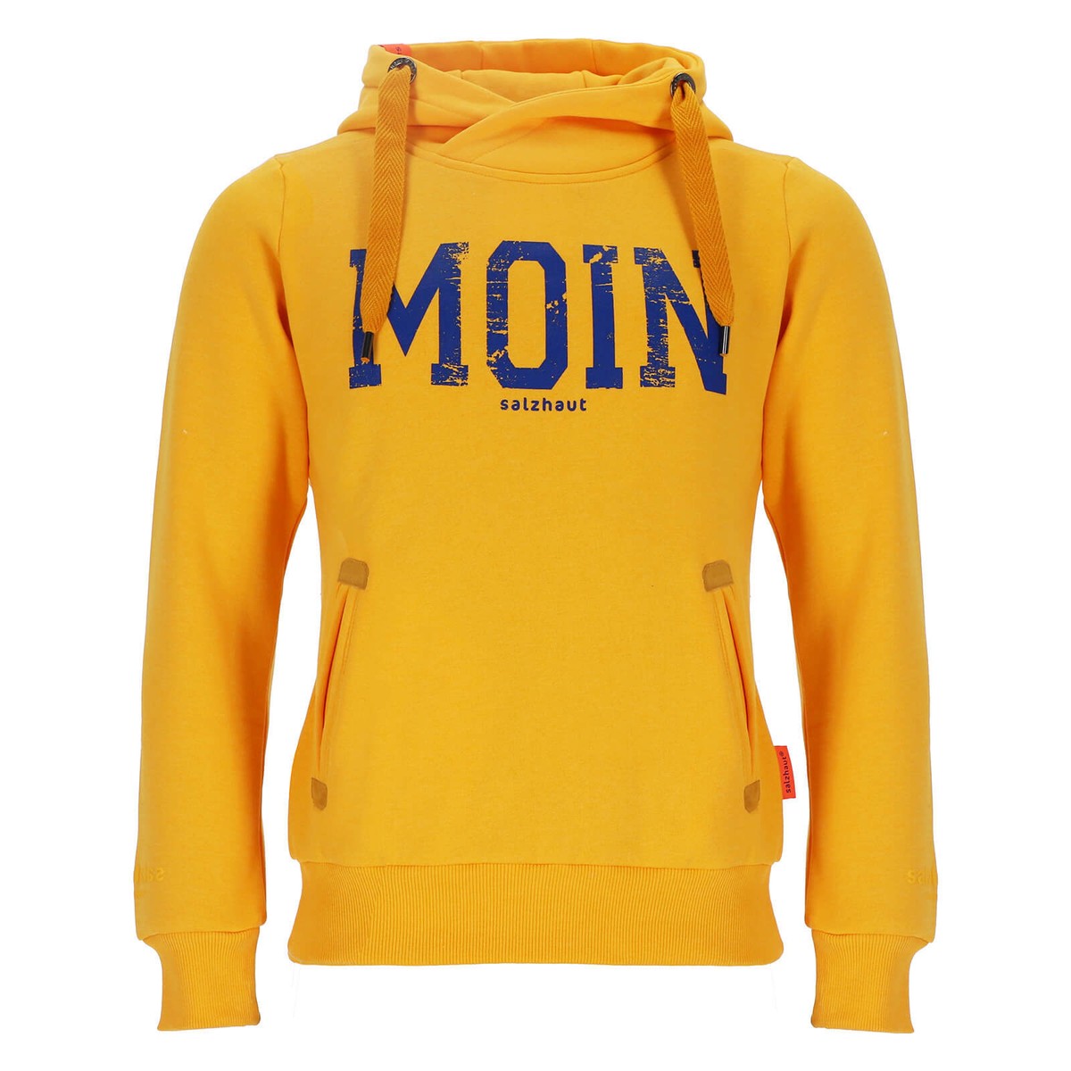 Salzhaut Damen Hoodie Kapuzenpullover Sünn mit Moin-Print