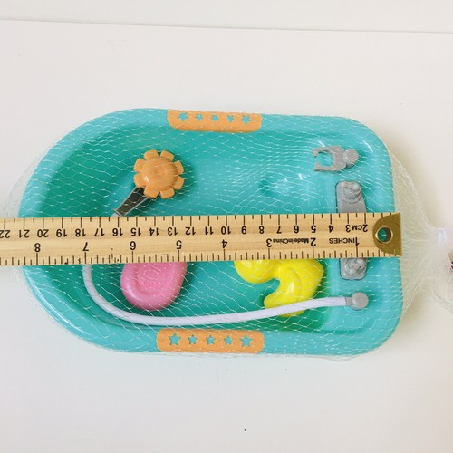 Barbie Doll House Size Bathtub Playset Baby Blue w/Duck & Soap Accessories T-383 - Picture 8 of 8