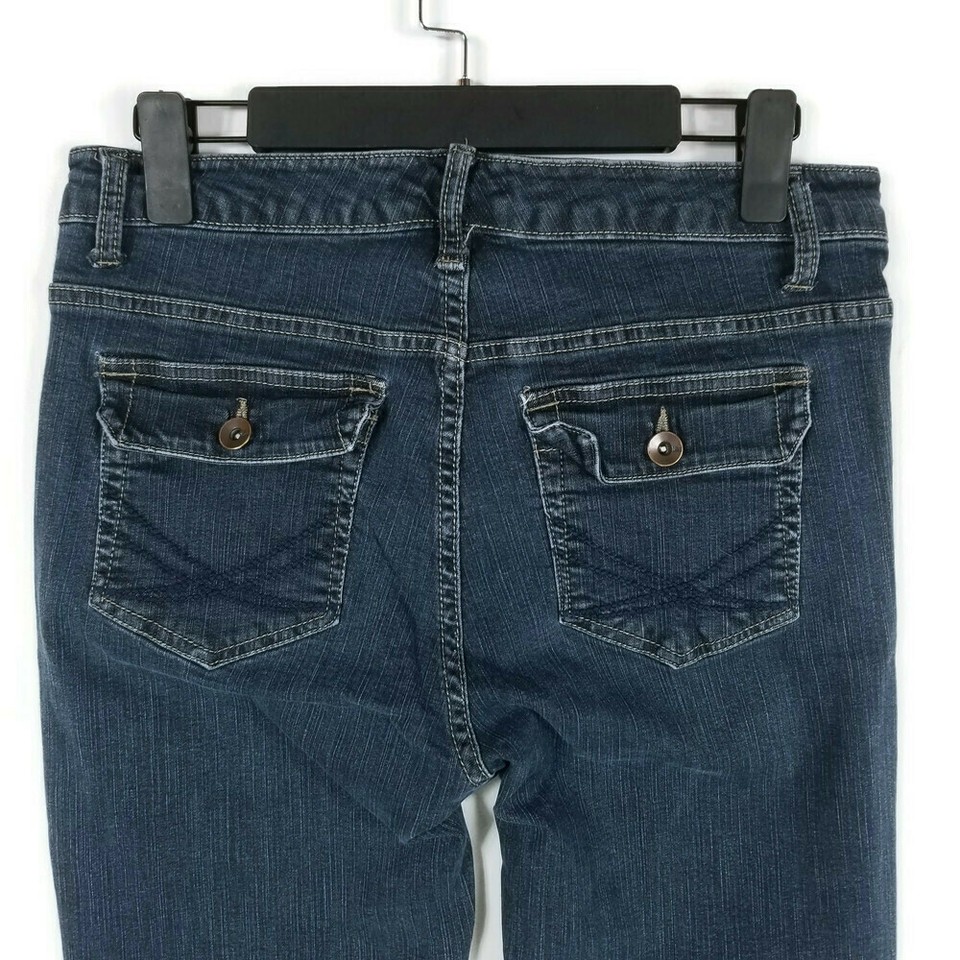 Lee Slender Secret Lower On The Waist Bootcut Jeans Womens 10M Dark