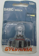 Sylvania 5201 Basic Halogen Headlight Bulb 5201.bp 1 Pack New Sealed