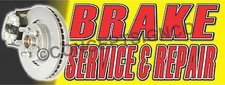 2'X5'  BRAKE SERVICE & REPAIR BANNER Outdoor Indoor Sign Auto Shop Brakes Rotors
