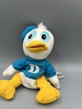 Disney Store Huey Duck in Blue Mini Bean Bag With Original Tag Duck Retired