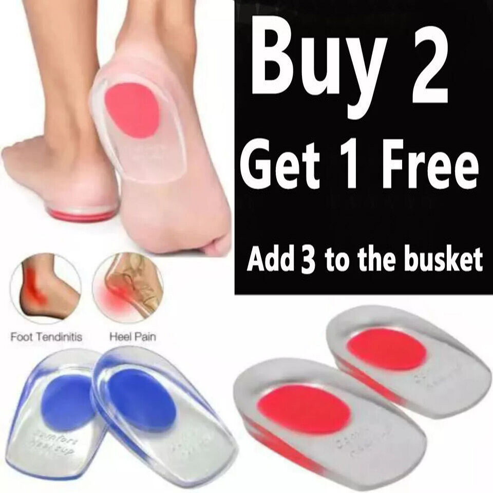 Fast Foot Pain Relief Plantar Fasciitis Gel Heel Support Cushion