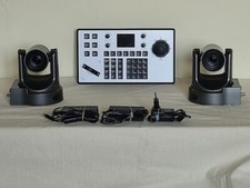 2x PTZOPTICS Full HD HDMI 3GSDI OBS STREAMING PTZ HDTV CAMERA  IP PoE CONTROL