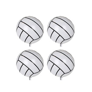 6pcs 18 Inch Volleyball Balloons Aluminum Foil Balloon Mylar