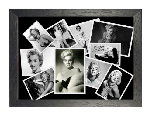 Creyente blanco como la nieve Gruñido Mezcla de Marilyn Monroe Póster collage Negro Blanco Foto Actriz Modelo Sexy  Star | eBay
