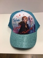 NEW Disney Frozen II ANNA ELSA GIRLS BALL CAP "BELIEVE IN THE JOURNEY" teal