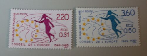 France année 1989 service 100 101 neuf luxe ** Conseil de l'Europe - Picture 1 of 1