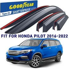 Rain Guards Vent Visors Shade for 2016-2022 Honda Pilot SHATTERPROOF