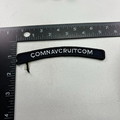 US Navy (Recruiting Command ?) COMNAVCRUITCOM Tab Patch (Rocker, UIM ...