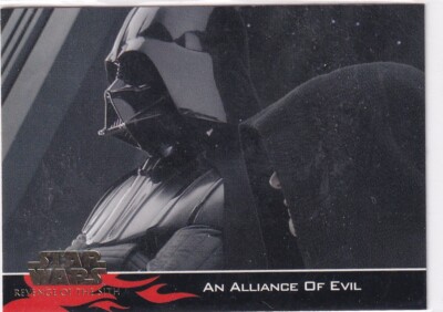 Topps 2005 Revenge of the Sith Star Wars No. 70 An Alliance of Evil
