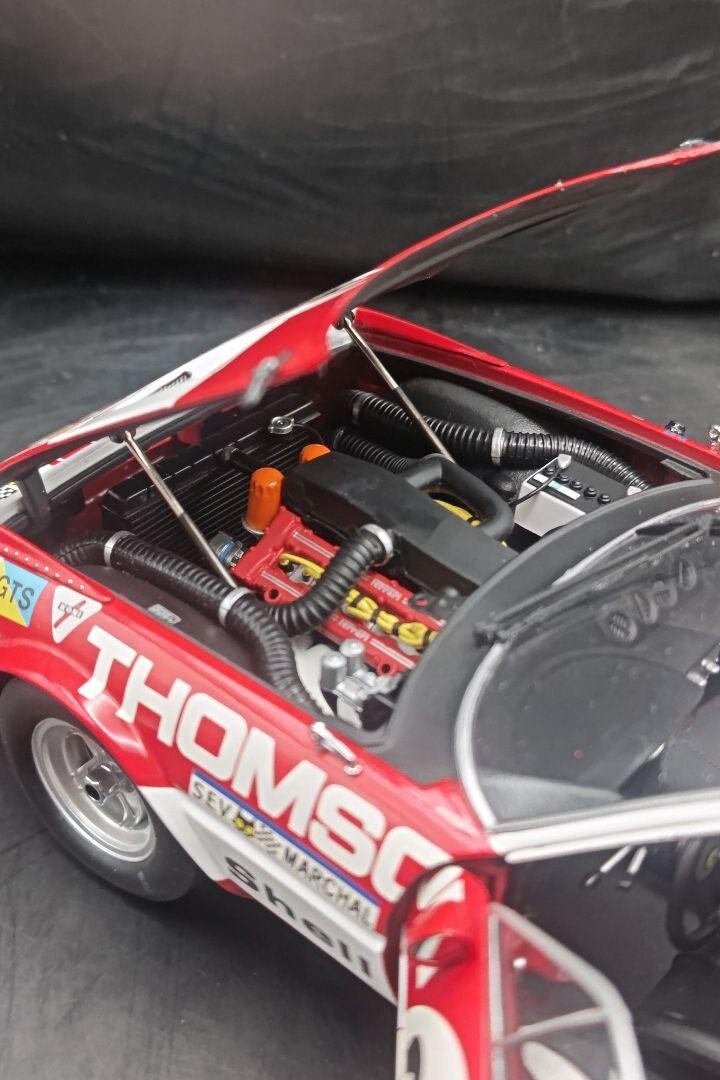 Kyosho 1/18 Ferrari 365 GTB4 Competizione Daytona Coupe #39 Red No