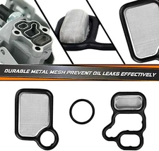 VTEC Solenoid Gasket Spool Valve Cover Set For Honda Civic Accord Acura TSX RSX
