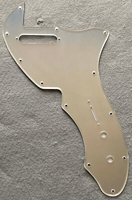 Pick Fits Fender Telecaster 69 Thinline Guitar Pickguard,1 Ply Silver Mirror