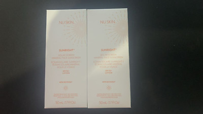 2  NuSkin Sunright Solar Screen Mineral Face Sunscreen SPF 50+ + #140