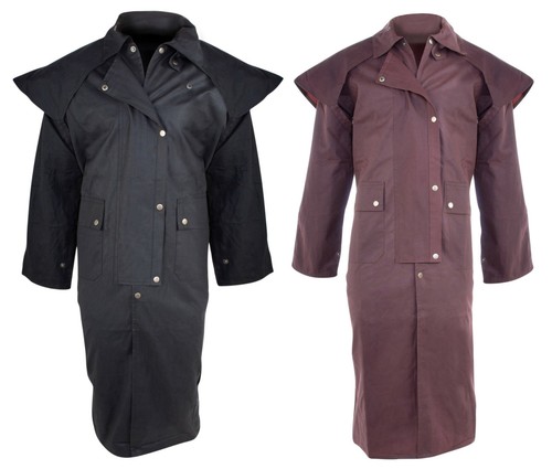 USED LONG BLACK BROWN TRENCH COAT 