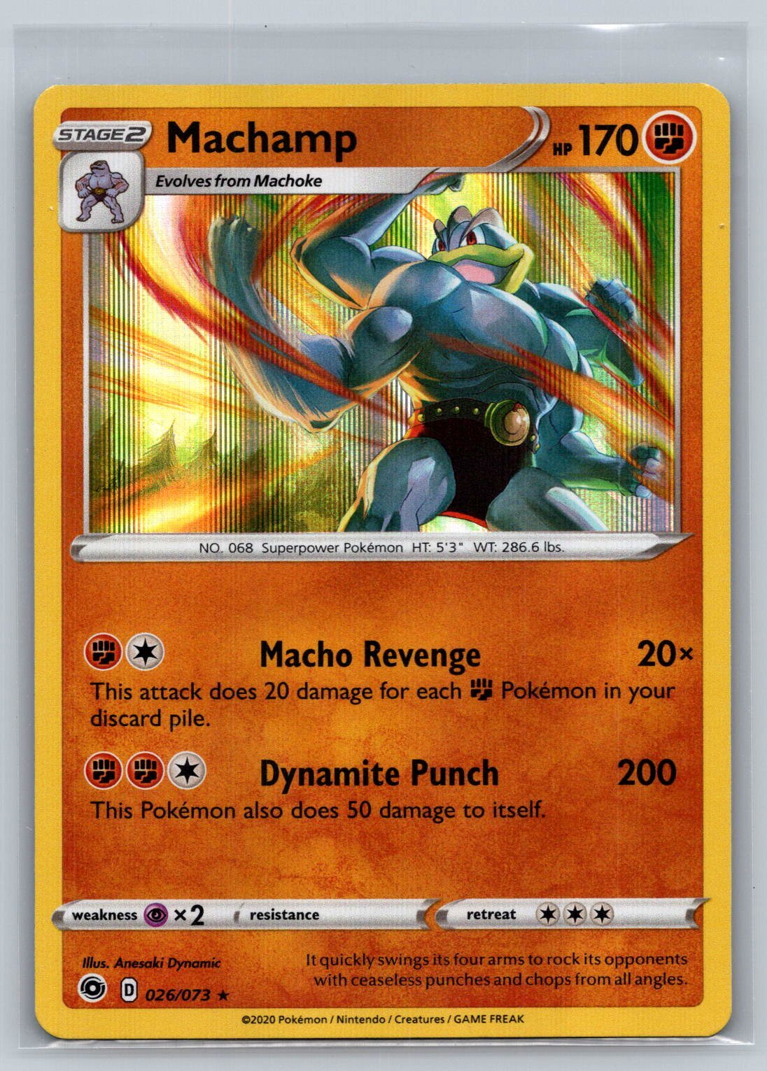 Champion's Path #26/73 Machamp HOLO NM