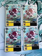 4x Sheepmon BT16-032 C (Playset) Digimon CCG | Beginning Observer NM