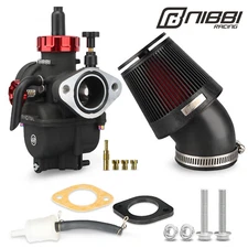 NIBBI PE19mm Flange Racing Carburetor Air Filter Set For 100-125cc Pit Dirt Bike