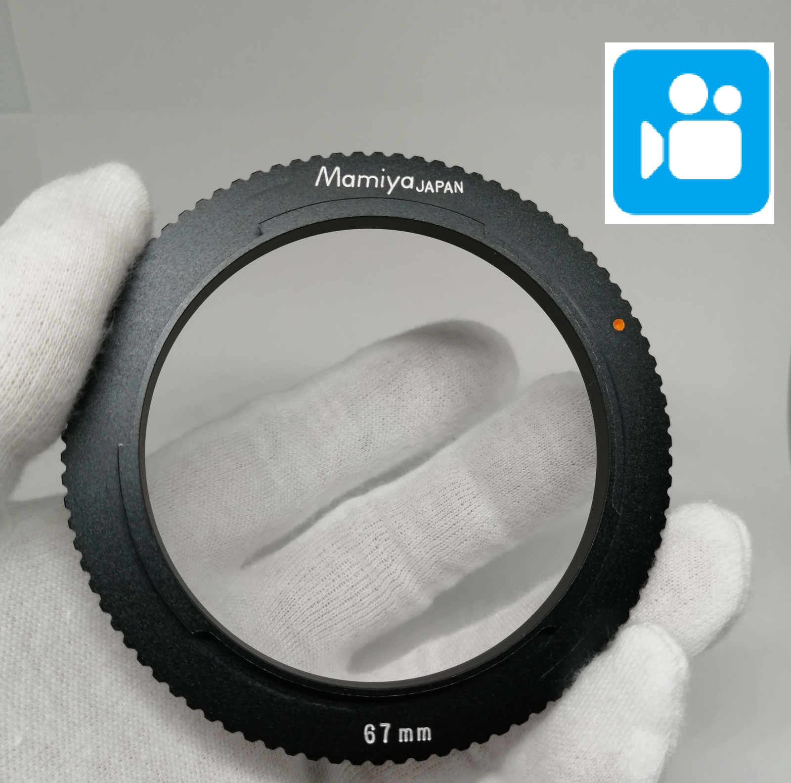🎦VIDEO👀[Unused] Mamiya RS-67 Reverse Ring For M645 From JAPAN