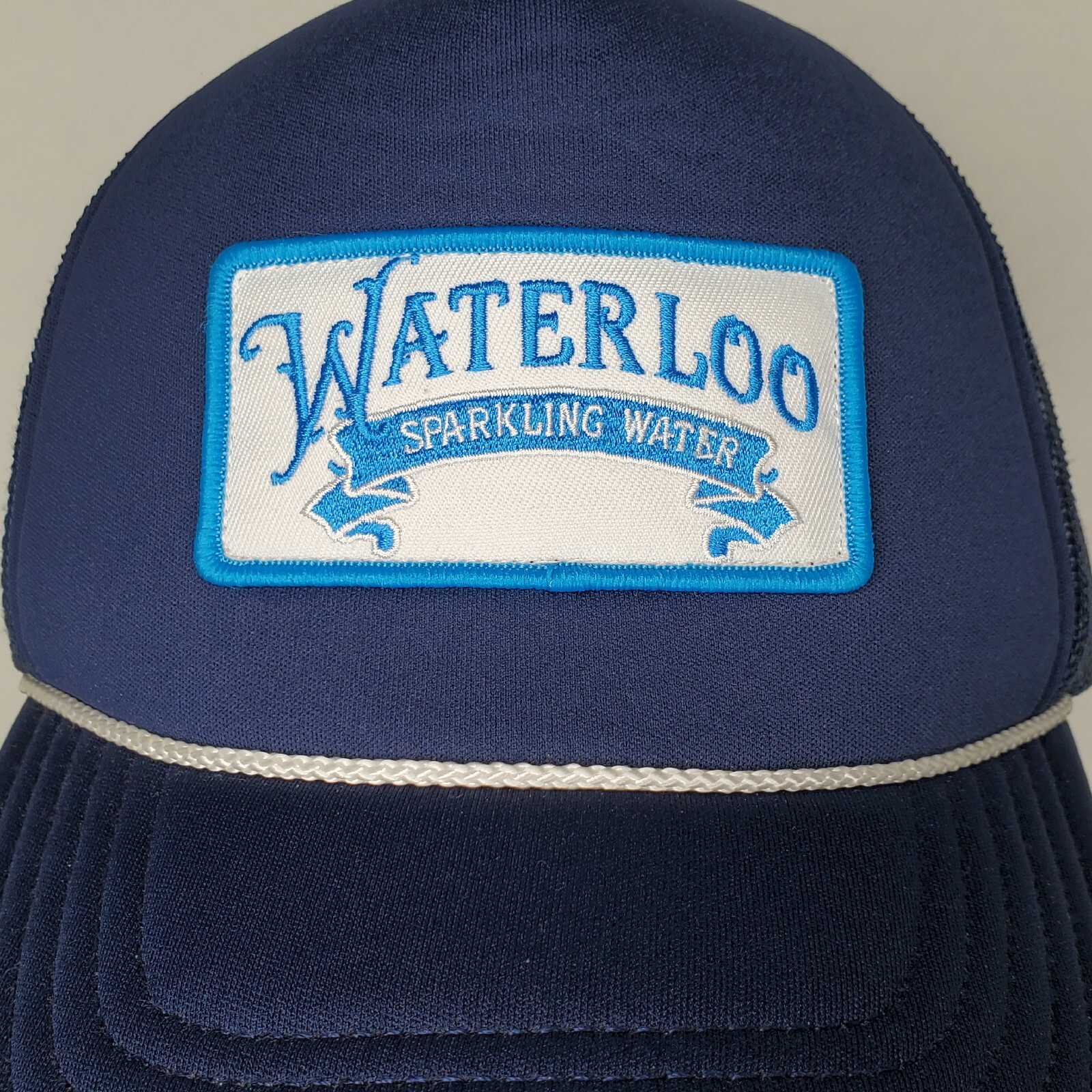 Waterloo Sparkling Water Trucker Hat Cap Patch Rope M… Gem
