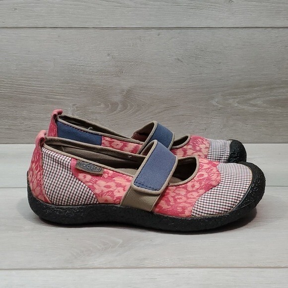 Scarpe zoccoli Keen donna Patcwok Harvest Mary Jane babydoll slip on outdoor taglia 7
