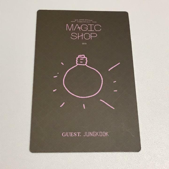 BTS JAPAN OFFICIAL FANMEETING VOL.5 MAGIC SHOP DVD Limited Photo Card PC